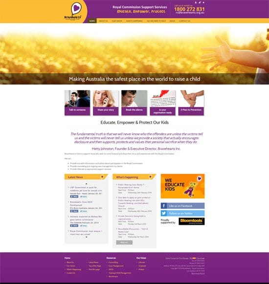 Bloomtools Proudly Supporting Bravehearts Inc